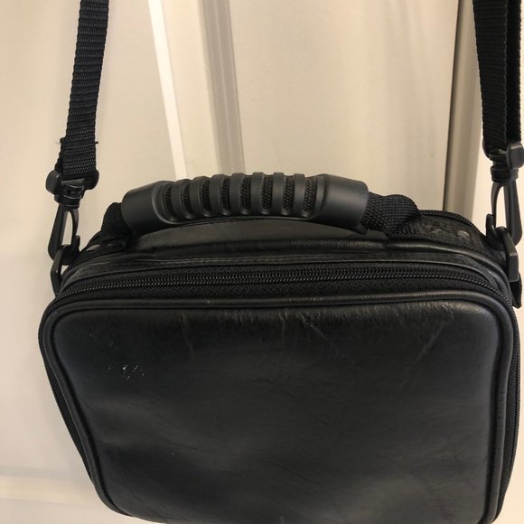 Vintage Memorex Black Electronic Storage Bag Padded‎ Excellent Condition - Picture 5 of 11